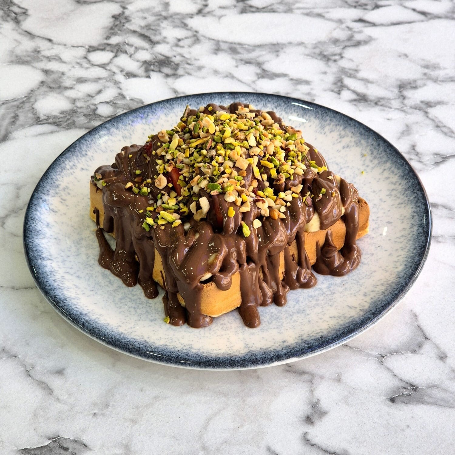 Sütlü Çikolatalı Waffle